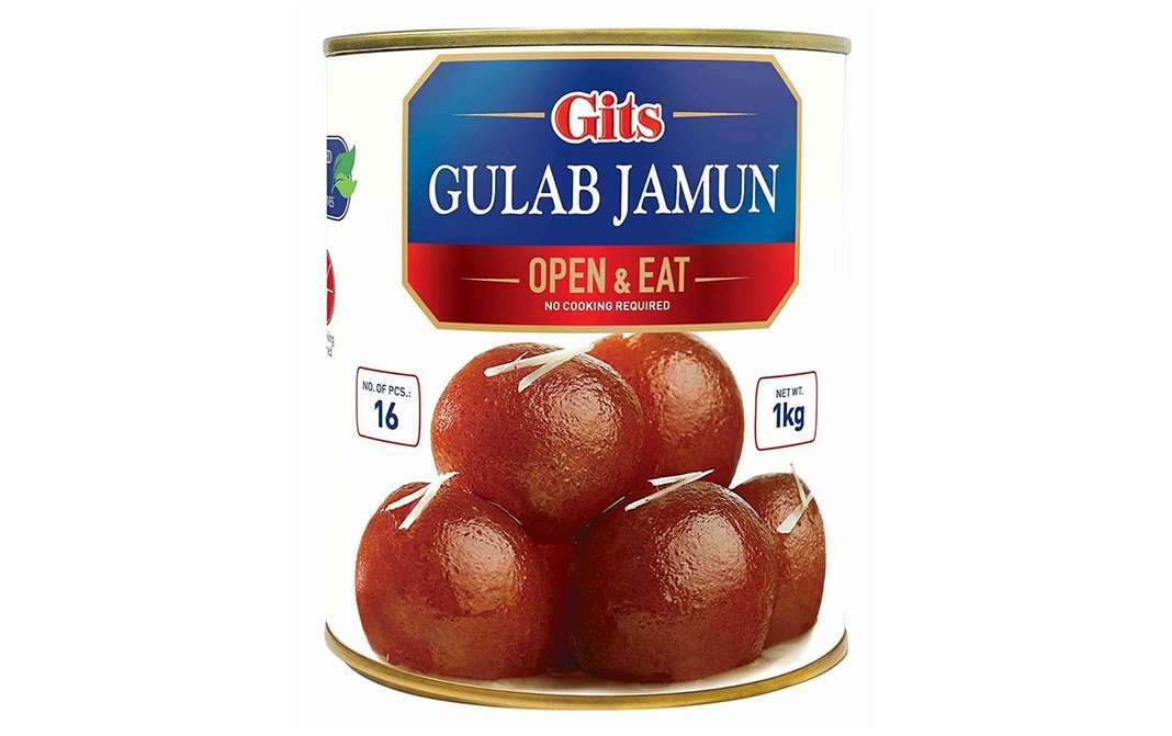 Gits Gulab Jamun Open & Eat   Tin  1 kilogram